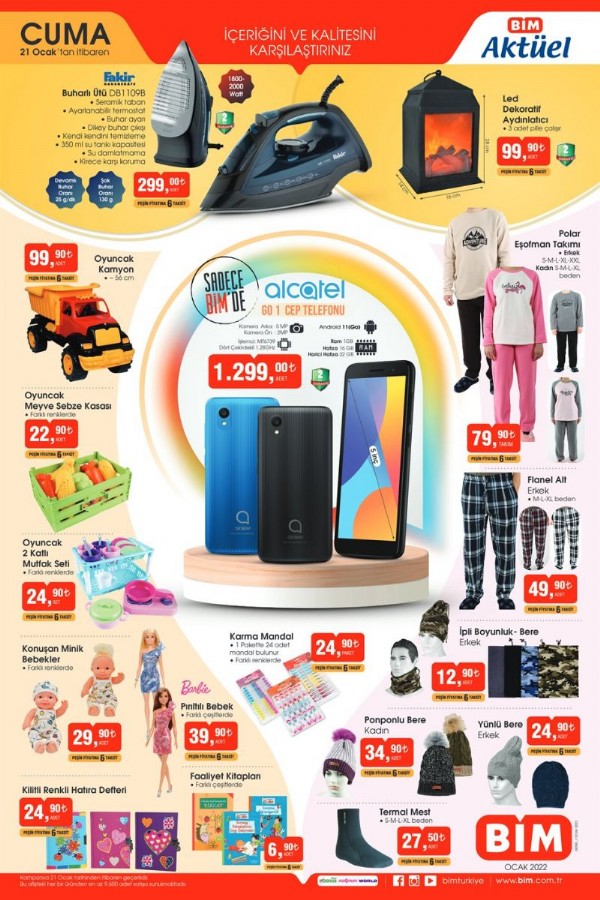 Bu Hafta BİM Aktüel Ürünler Kataloğunda Neler Var? 21 Ocak BİM Kataloğu 2022